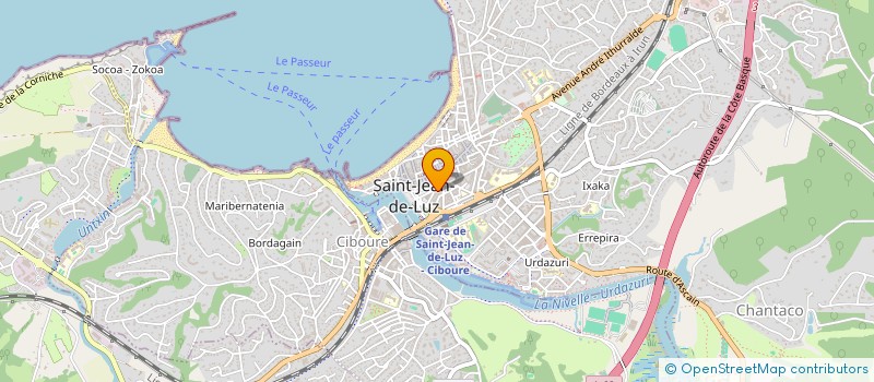 localisation de l'entreprise HOSO SUSHI à SAINT-JEAN-DE-LUZ