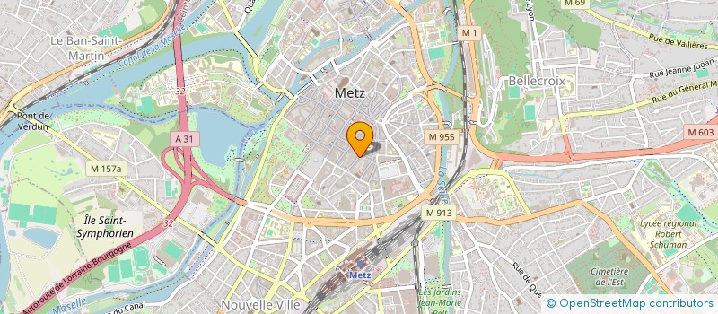 localisation de l'entreprise HOSPICES  METZ