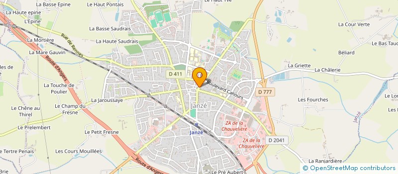 localisation de l'entreprise HOSPITAL INFORMATIQUE  JANZE