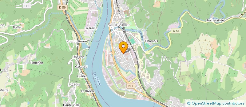 localisation de l'entreprise HOSPITALIERE DES PERSONNES AGEES  SAINT-VALLIER