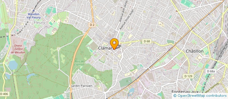 localisation de l'entreprise HOSPITALISATION LIBERALE A DOMICILE à CLAMART
