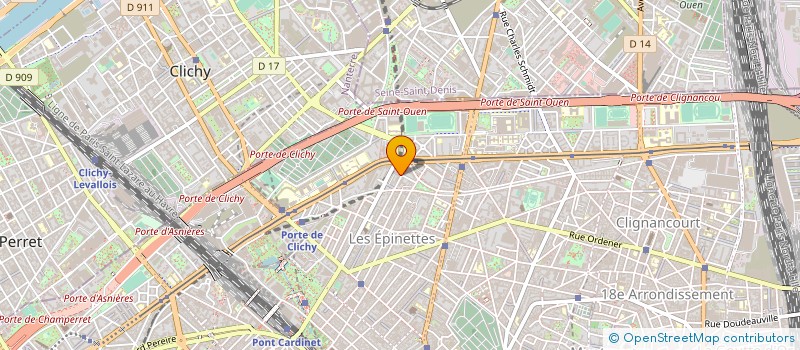 localisation de l'entreprise HOSPITALISATION PRIVEE D'ADDICTOLOGIE DES EPINETTES à PARIS
