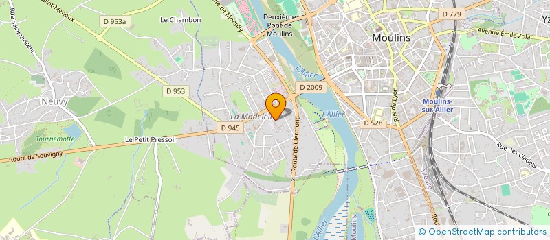 localisation de l'entreprise HOSPITALITE BOURBONNAISE NOTRE DAME DE LOURDES à MOULINS