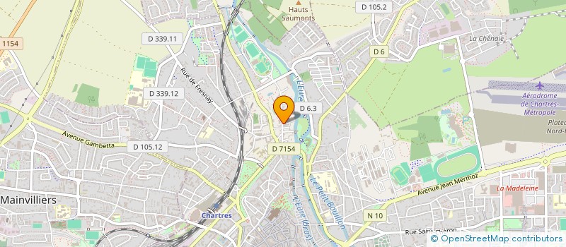 localisation de l'entreprise HOSPITALITE CHARTRAINE NOTRE DAME DE LOURDES à CHARTRES
