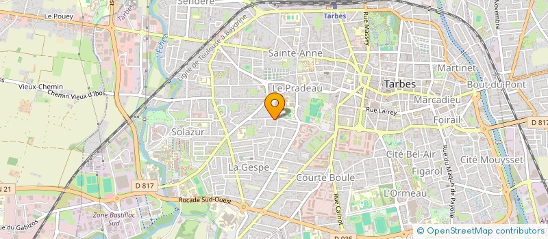 localisation de l'entreprise HOSPITALITE DE BIGORRE  TARBES