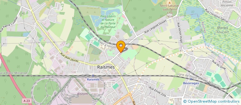 localisation de l'entreprise HOSPITALITE DIOCESAINE DE CAMBRAI  RAISMES