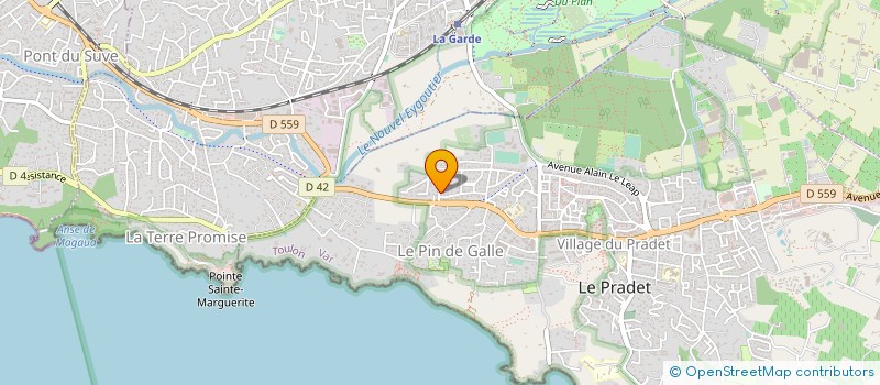 localisation de l'entreprise  HOSPITALITE DIOCESAINE VAROISE  TOULON