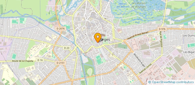 localisation de l'entreprise HOSPITALITE DU BERRY  BOURGES