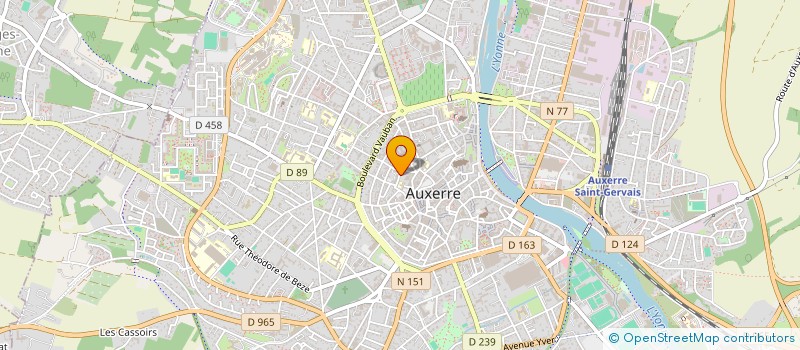 localisation de l'entreprise HOSPITALITE DU DIOCESE DE SENS-AUXERRE à AUXERRE