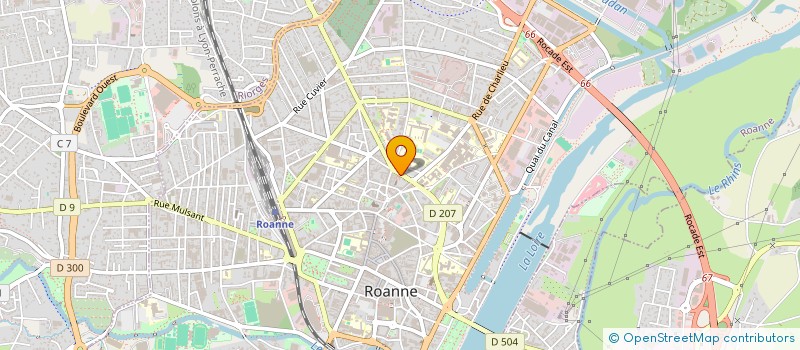 localisation de l'entreprise HOSPITALITE DU ROANNAIS NOTRE DAME DE LOURDES à ROANNE