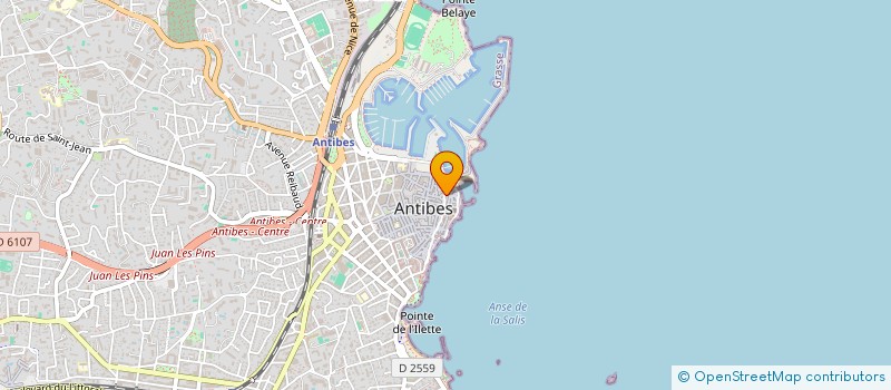 localisation de l'entreprise HOSPITALITY COTE D'AZUR à ANTIBES