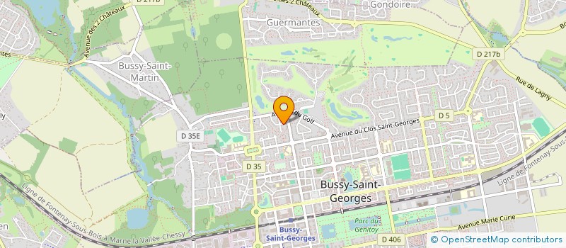 localisation de l'entreprise HOSPITALITY MANAGEMENT ET DEVELOPMENT SUPPORT à BUSSY-SAINT-GEORGES