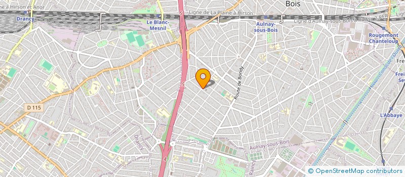 localisation de l'entreprise HOSS / MOHA à AULNAY-SOUS-BOIS