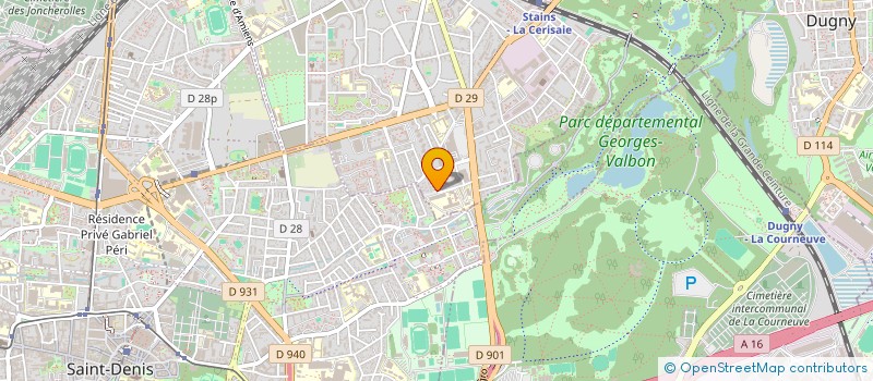localisation de l'entreprise HOSSAIN à STAINS