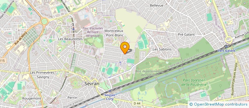 localisation de l'entreprise HOSSANA à SEVRAN