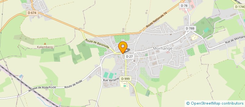 localisation de l'entreprise HOSSANN-PERNET  MORHANGE