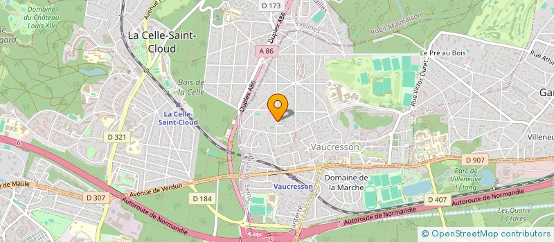 localisation de l'entreprise HOSSEGOR  VAUCRESSON