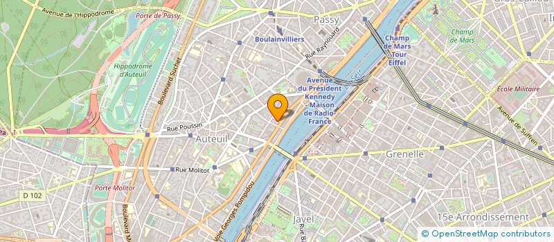 localisation de l'entreprise HOSSENNY PRODUCTION  PARIS