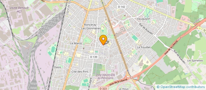 localisation de l'entreprise HOST  LE MANS