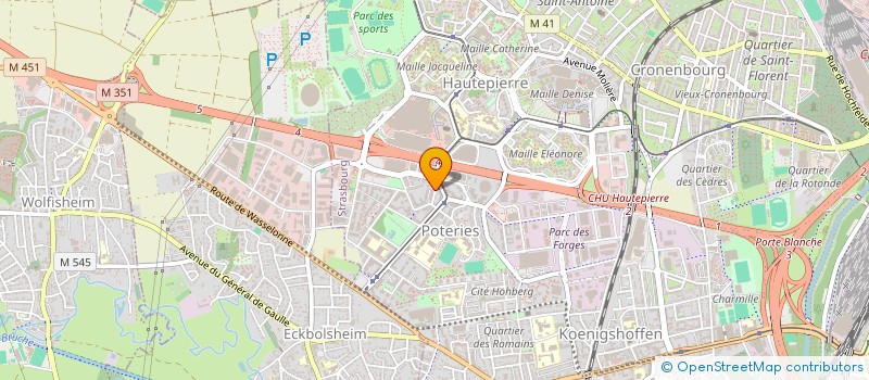 localisation de l'entreprise HOST-SOLUTIONS  STRASBOURG