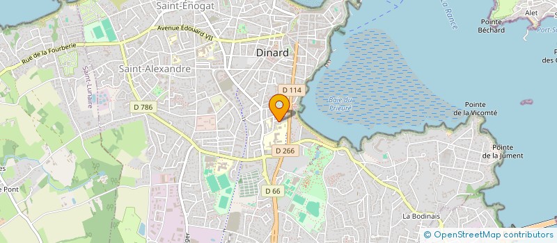 localisation de l'entreprise HOSTA  DINARD