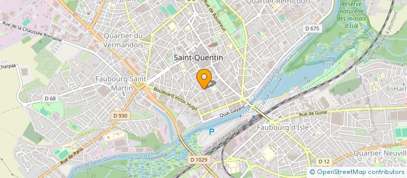 localisation de l'entreprise HOSTABEE à SAINT-QUENTIN