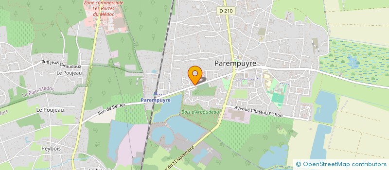 localisation de l'entreprise HOSTEINT PARE BRISE à PAREMPUYRE