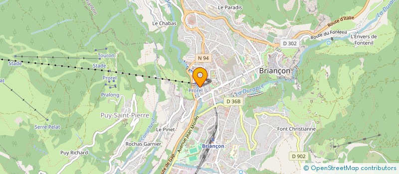 localisation de l'entreprise HOSTEL BRIANCON  BRIANCON