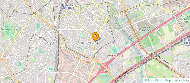 localisation de l'entreprise HOSTEL INVEST PERPIGNAN  MONTPELLIER