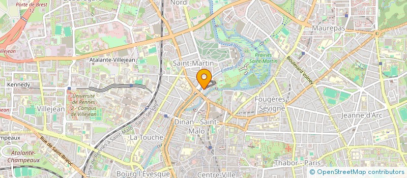 localisation de l'entreprise HOSTEL RENNES  RENNES