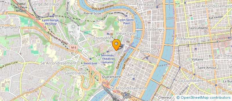 localisation de l'entreprise HOSTEL VIEUX LYON à LYON