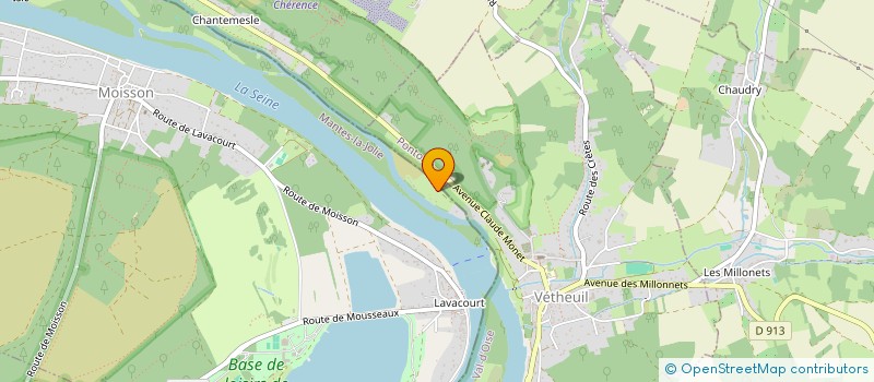 localisation de l'entreprise HOSTELLERIE DE BELLE ISLE  MOISSON