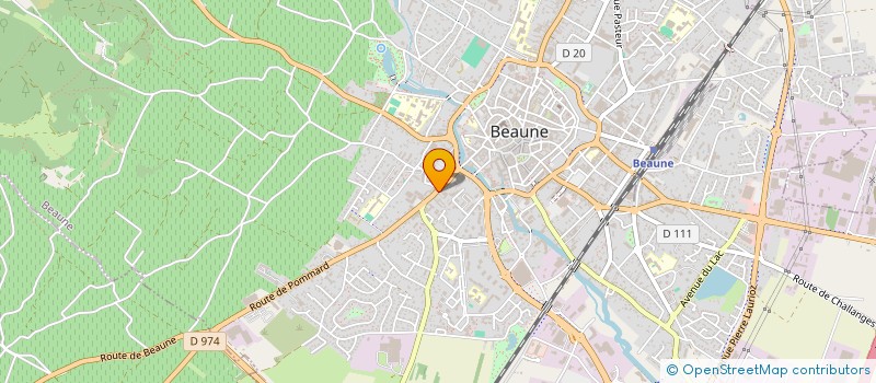 localisation de l'entreprise HOSTELLERIE DE BRETONNIERE à BEAUNE
