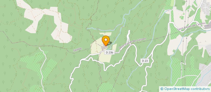 localisation de l'entreprise HOSTELLERIE DE LA CHARTREUSE DE VALBONNE  SAINT-PAULET-DE-CAISSON