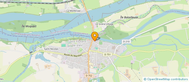 localisation de l'entreprise HOSTELLERIE DE LA GABELLE à MAUGES-SUR-LOIRE
