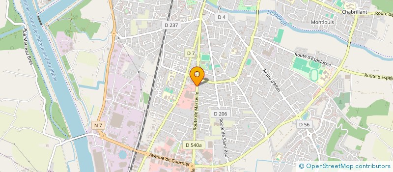 localisation de l'entreprise HOSTELLERIE DE LA VALLEE DU RHONE à MONTELIMAR
