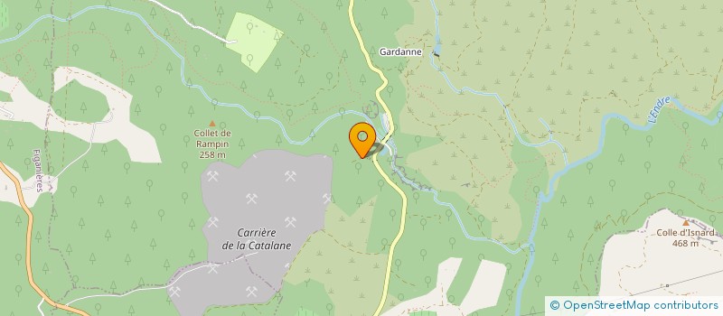 localisation de l'entreprise HOSTELLERIE DES GORGES DE PENNAFORT à CALLAS