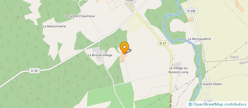 localisation de l'entreprise HOSTELLERIE DU CHATEAU à MASSAY