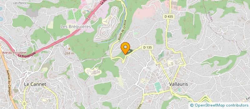 localisation de l'entreprise HOSTELLERIE DU GROS PIN à VALLAURIS