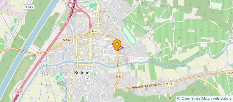 localisation de l'entreprise HOSTELLERIE DU MAS DES GRES  BOLLENE