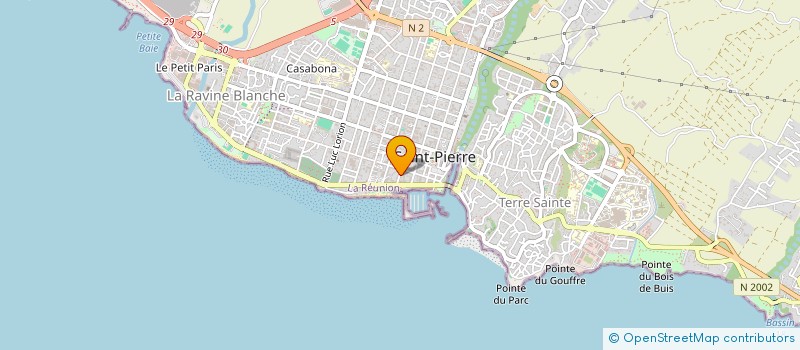 localisation de l'entreprise HOSTELLERIE DU NATHANIA à SAINT-PIERRE