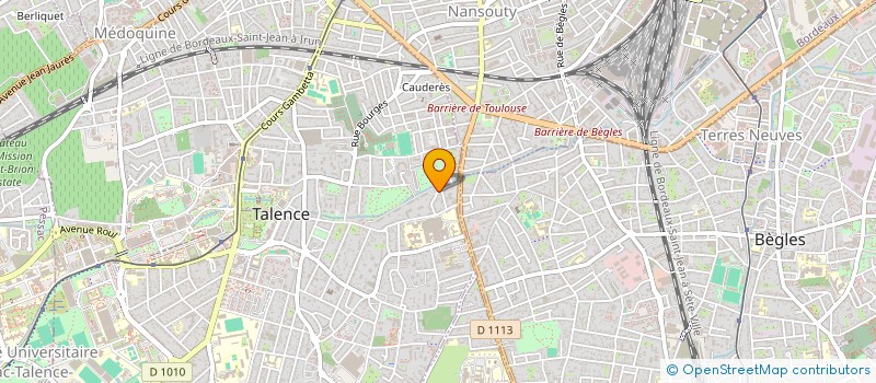 localisation de l'entreprise HOSTELLERIE FRANCAISE  TALENCE