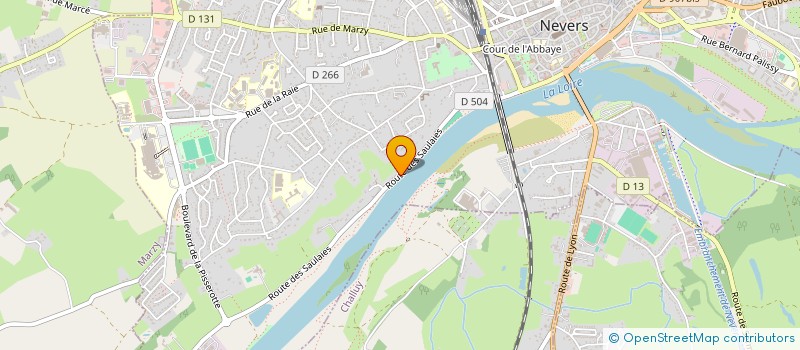 localisation de l'entreprise HOSTELLERIE LA FOLIE à NEVERS