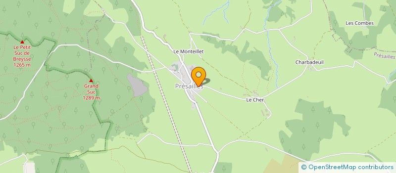 localisation de l'entreprise HOSTELLERIE LE PRE BOSSU  MOUDEYRES