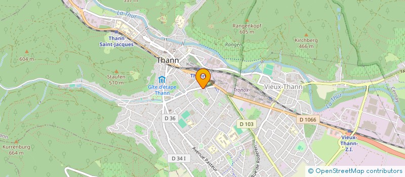 localisation de l'entreprise HOSTI à THANN