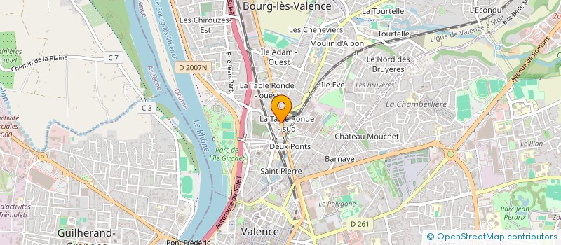 localisation de l'entreprise HOSTIMO  BOURG LES VALENCE