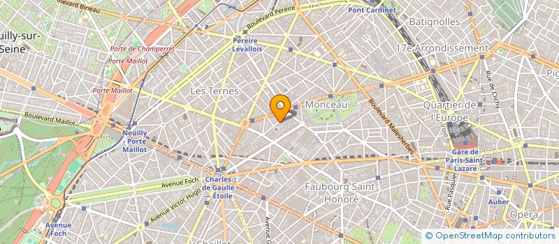 localisation de l'entreprise HOSTYS à NEUILLY-SUR-SEINE