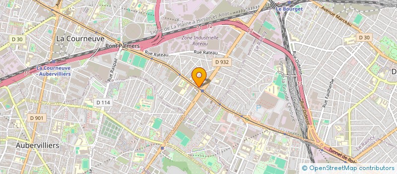 localisation de l'entreprise HOT AND TASTY FOODS à LA COURNEUVE