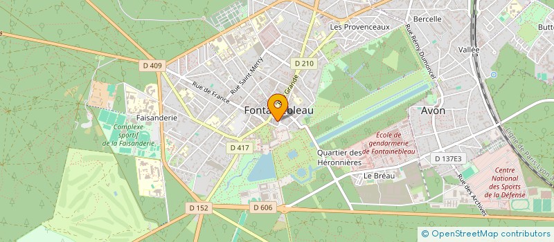 localisation de l'entreprise HOT CHICKEN à FONTAINEBLEAU