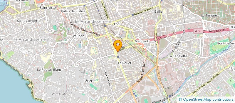 localisation de l'entreprise HOT CHILI PRODUCTION à MARSEILLE